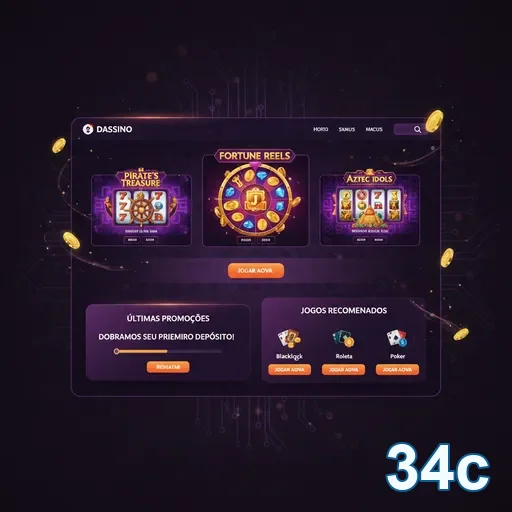 Jogue com confiança na 34c pelo celular