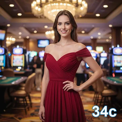 Tela da plataforma 34c no celular com login seguro